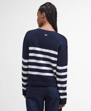Demi Striped Crew Neck Jumper