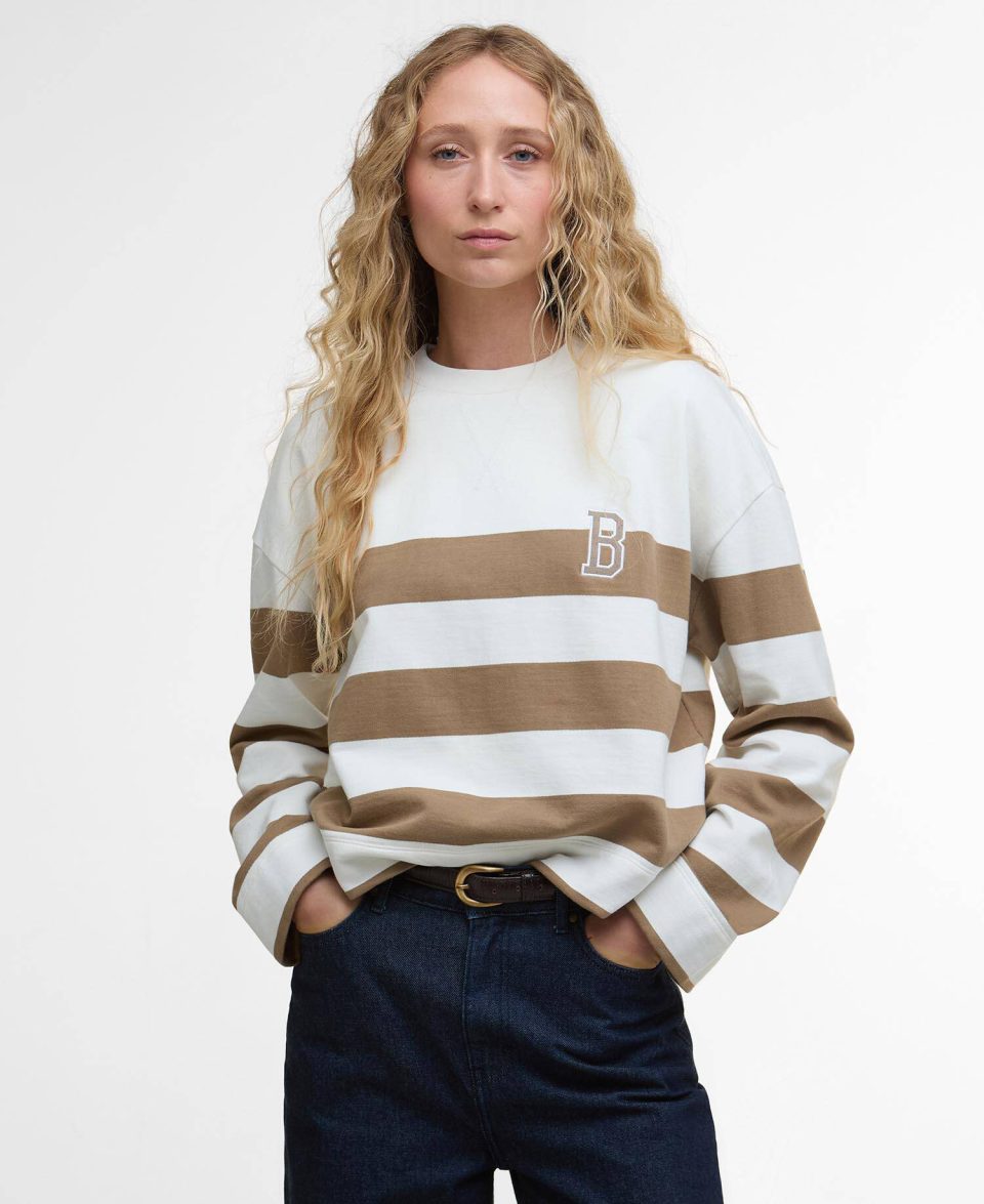 Faye Striped Sweatshirt