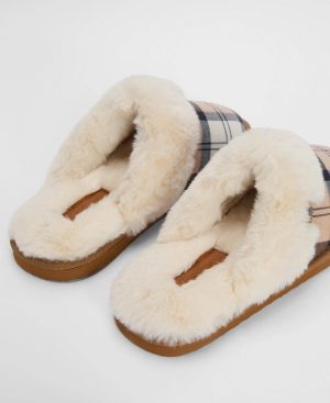 Claudia Tartan Mule Slippers