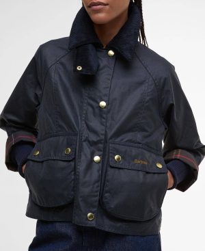 Cropped Beadnell Waxed Jacket