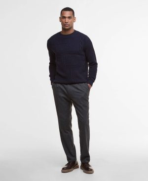 Casey Cable-Knit Crew Neck Jumper