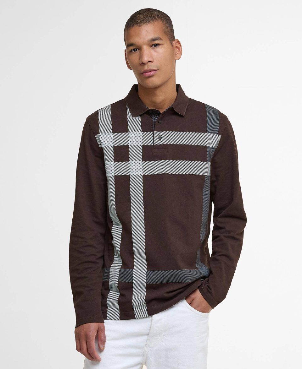 Blaine Tartan Long-Sleeved Polo Shirt