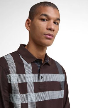 Blaine Tartan Long-Sleeved Polo Shirt