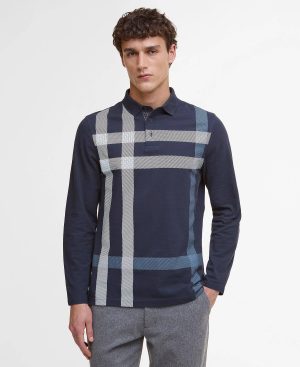 Blaine Tartan Long-Sleeved Polo Shirt