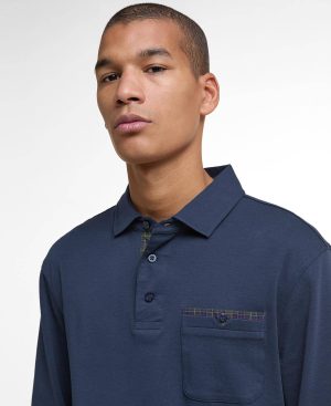 Corpatch Tailored Long-Sleeved Polo Shirt