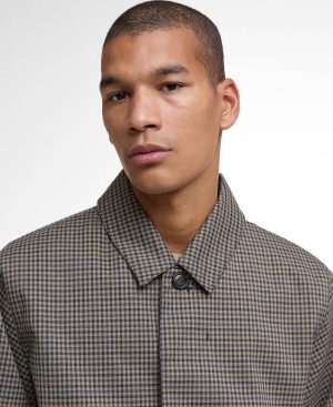 Fenn Regular Gingham Shirt – Mallard Green, S