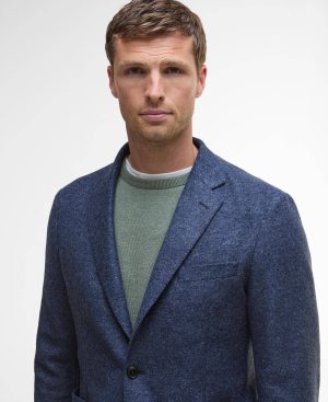 Godfrey Moons Shetland Blazer – Navy, XL