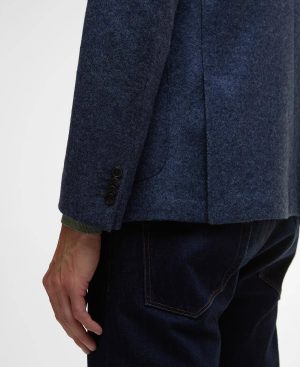 Godfrey Moons Shetland Blazer – Navy, XL