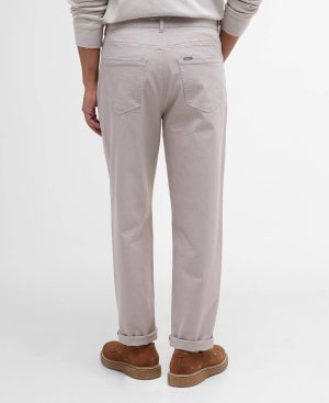 Washed Stretch Regular Trousers