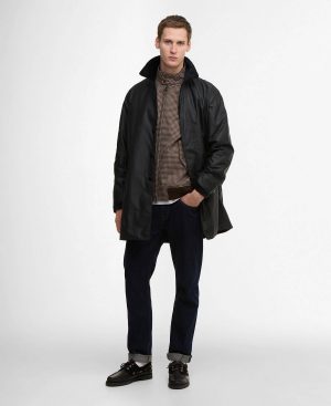 Barbour x Baracuta Tyne Waxed Car Coat