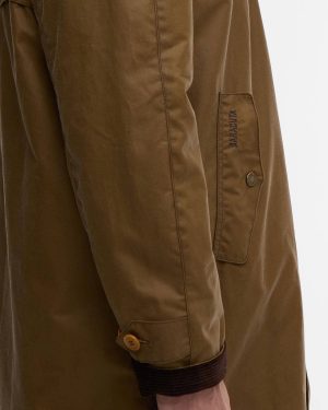 Barbour x Baracuta Tyne Waxed Car Coat