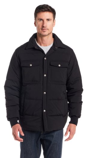 STRETCH FLEX PUFFER SHIRT JACKET