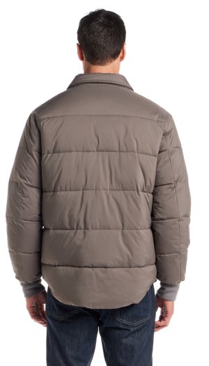 STRETCH FLEX PUFFER SHIRT JACKET