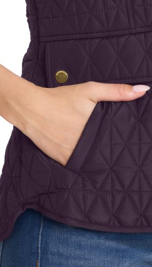 MULTI QUILTED PLUSH LINED VEST