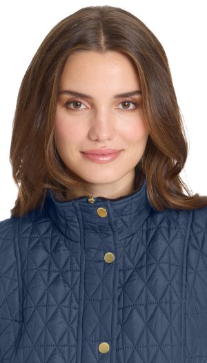 MULTI QUILTED PLUSH LINED VEST