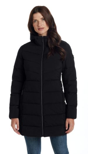 MODERN STRETCH PUFFER COAT