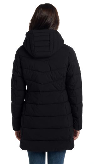 MODERN STRETCH PUFFER COAT