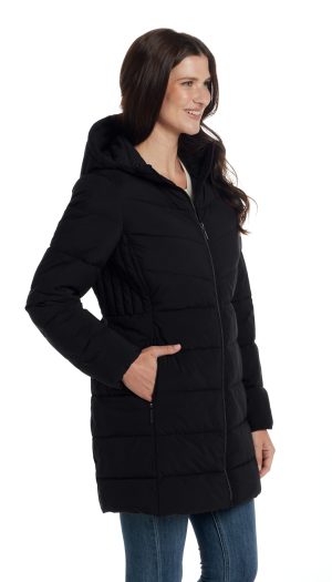 MODERN STRETCH PUFFER COAT