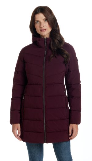 MODERN STRETCH PUFFER COAT