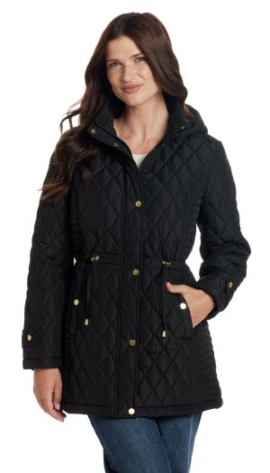 QUILTED WALKER WITH OUTER DRAWCORD