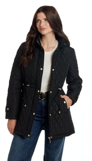 QUILTED WALKER WITH OUTER DRAWCORD