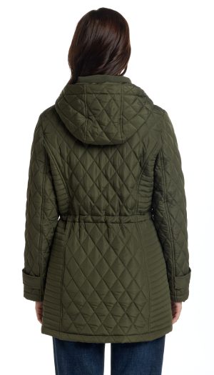 QUILTED WALKER WITH OUTER DRAWCORD