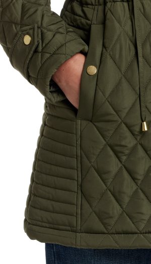 QUILTED WALKER WITH OUTER DRAWCORD