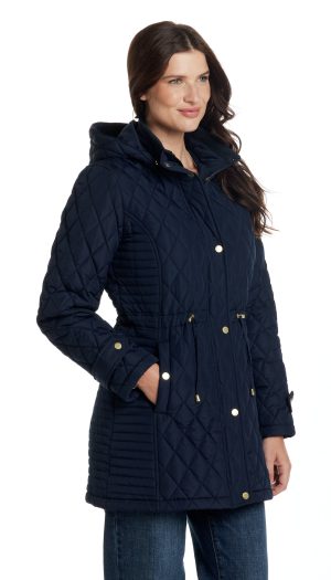 QUILTED WALKER WITH OUTER DRAWCORD