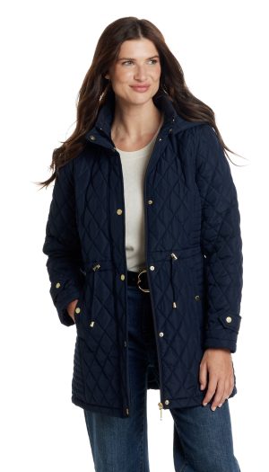 QUILTED WALKER WITH OUTER DRAWCORD