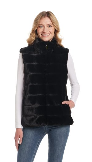 FAUX FUR VEST