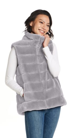 FAUX FUR VEST