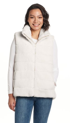 FAUX FUR VEST