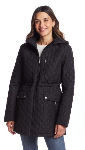 QUILTED WALKER WITH INNER DRAWCORD