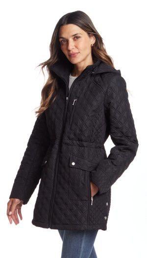 QUILTED WALKER WITH INNER DRAWCORD