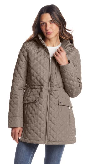 QUILTED WALKER WITH INNER DRAWCORD