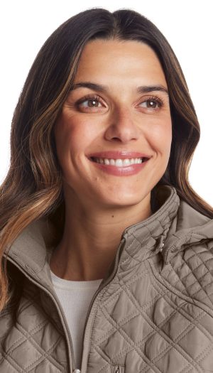 QUILTED WALKER WITH INNER DRAWCORD