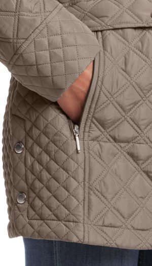 QUILTED WALKER WITH INNER DRAWCORD