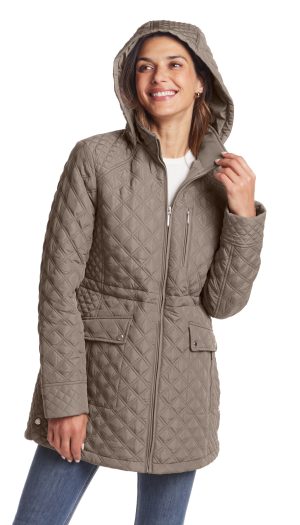 QUILTED WALKER WITH INNER DRAWCORD