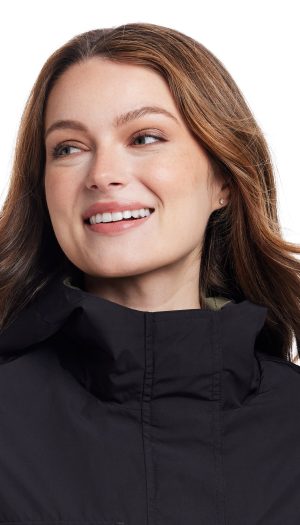 UTILITARIAN HOODED RAIN COAT